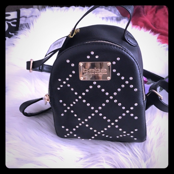 bebe Handbags - NWT BEBE Gemma Mini Backpack (Black)